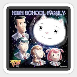 Shonen Flop High School Family Design Sticker